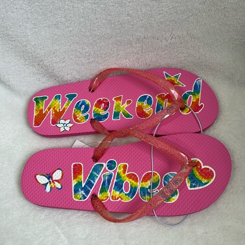 The Children’s Place Big Girls Flip Flops Size 3/4
